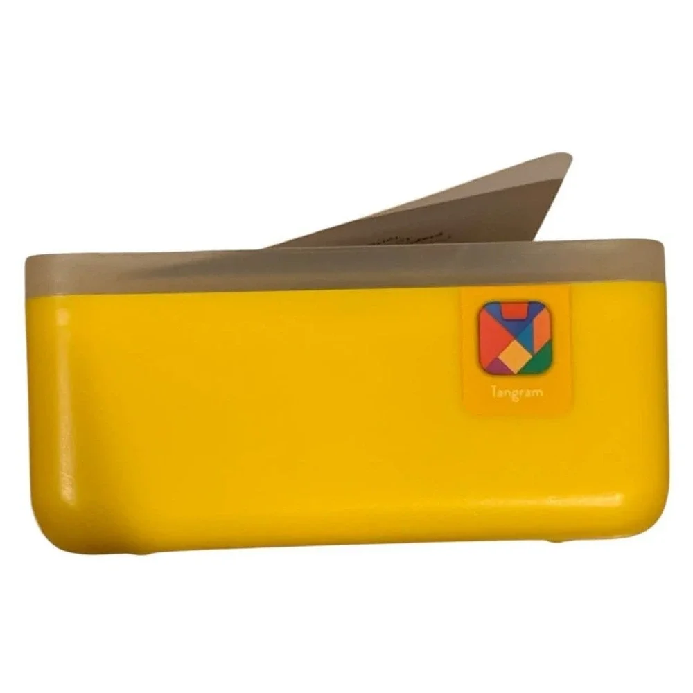 Osmo Tangram Replacement Pieces 7 Wooden Shapes & Yellow‎ Case NO BASE